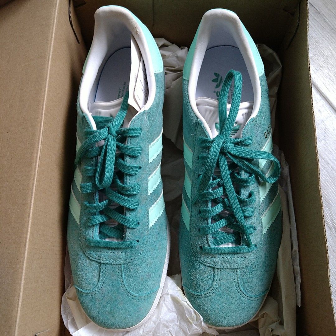 adidas gazelle silver green womens adidas Gazelle Bold - Women's