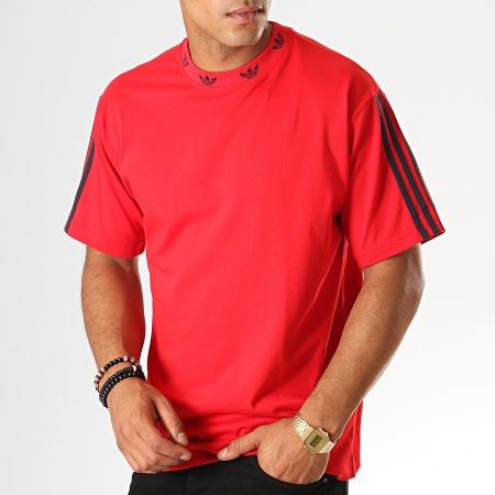 Adidas trefoil hot sale rib tee