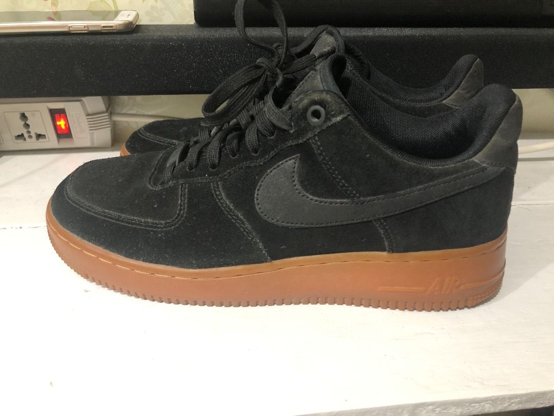 Nike Air Force 1 High 07 Lv8 Suede Black/black-gum Med Brown for Men