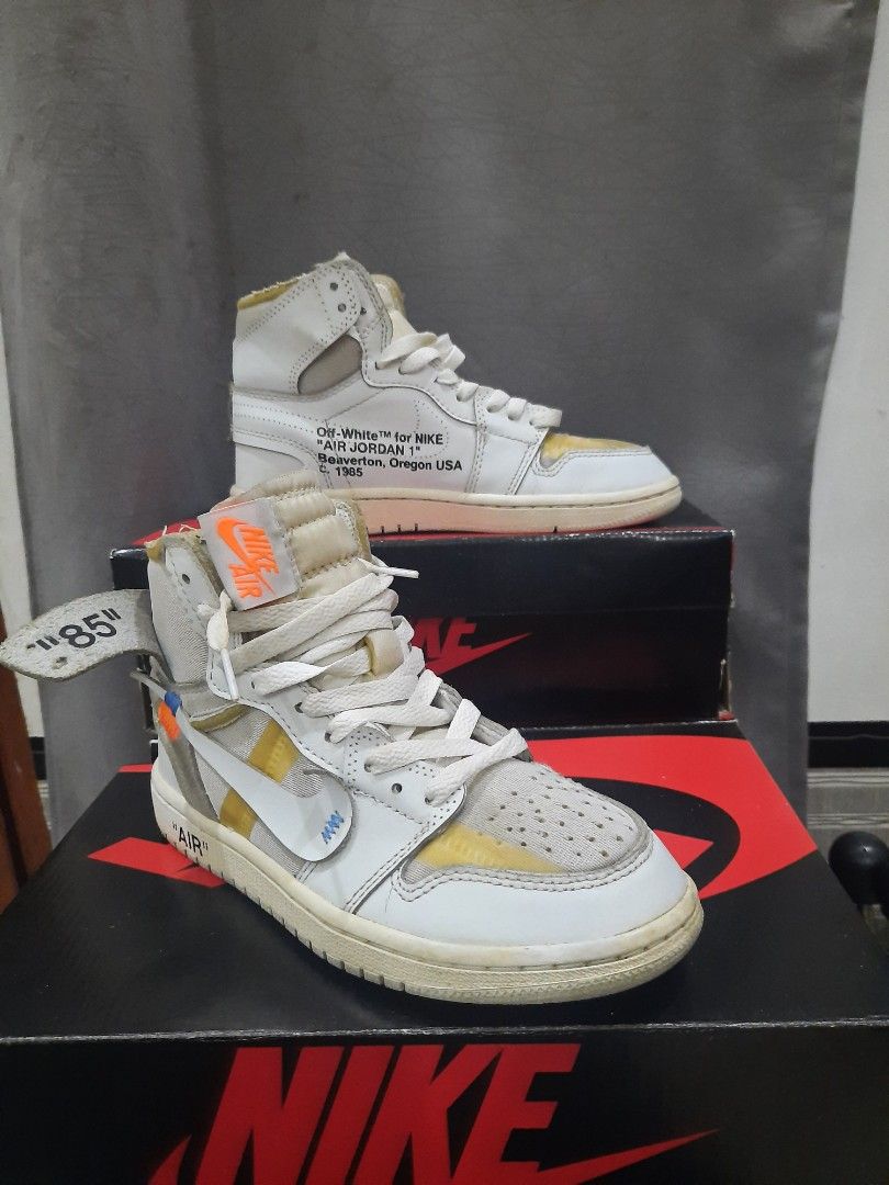Jordan 1 off discount white triple white