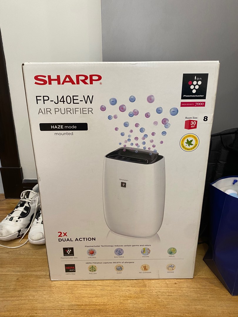 Air purifier (Sharp FPJ40EW) on Carousell