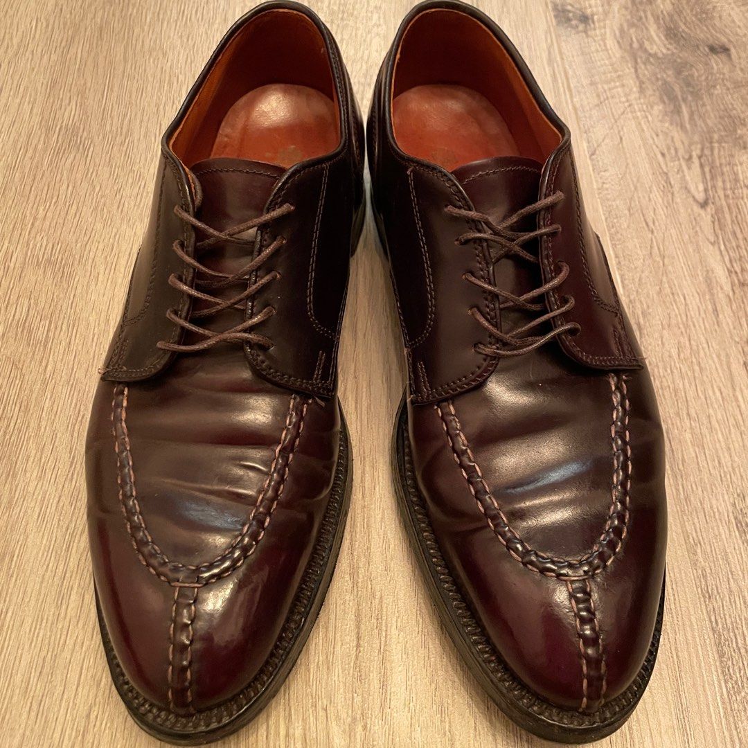 Alden 2210 Color 8 Cordovan NST Blucher 8.5D, 男裝, 鞋, 西裝鞋