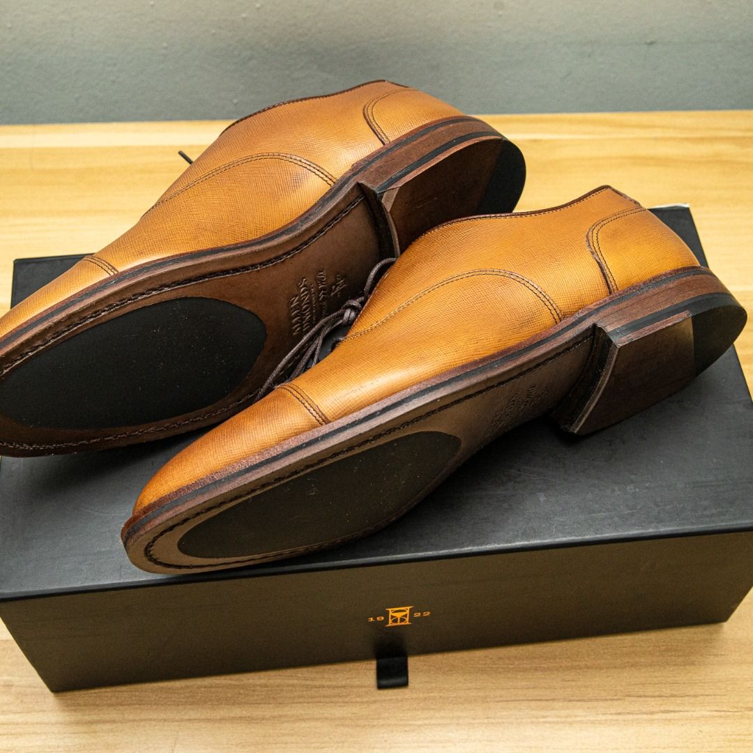 ALLEN EDMONDS BOND ST 8 D WALNUT 2193 LAST PIECE