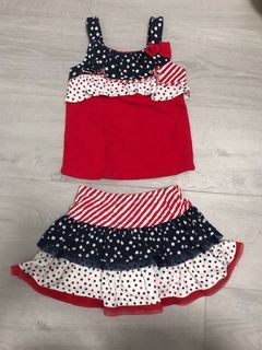 American flag design terno