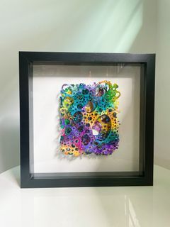 Framed Rainbow Art Cell Series