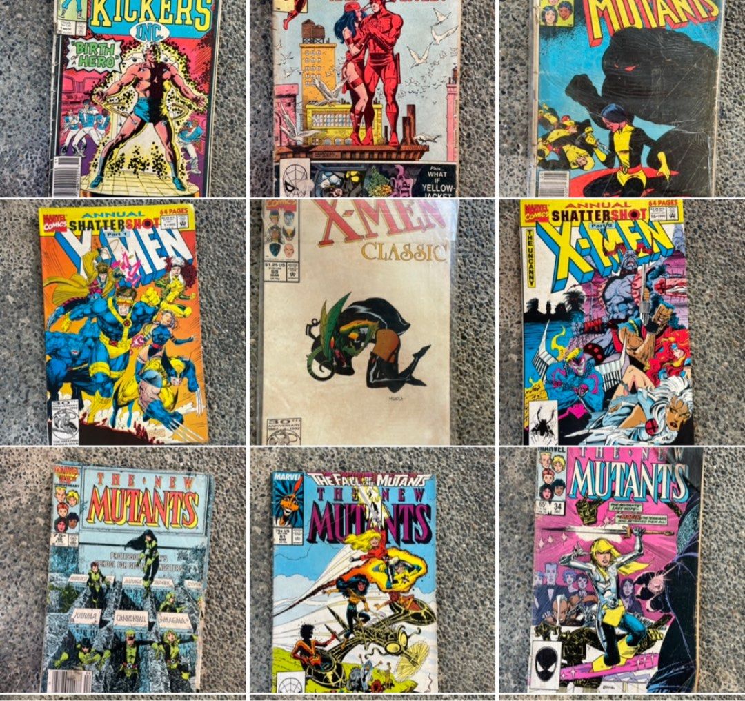 Assorted Comics Xmen The New Mutants priced individually (Category: Comics & Manga) located in Quezon City. Submitted by glitchandglamor (Listing ID 1218490191, Image 1). Description: Price indicated is a placeholder Pls PM for list and let me know your offer Link to available titles https://drive.google.com/drive/folders/1-0vaPOVkDkwJO30c7CZ4SWlaHeomZIxn.