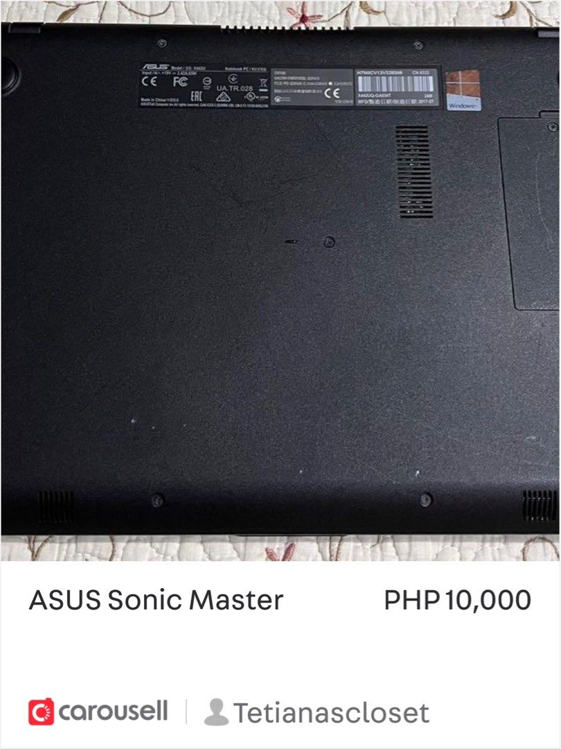 asus sonic master, Computers & Tech, Laptops & Notebooks on Carousell