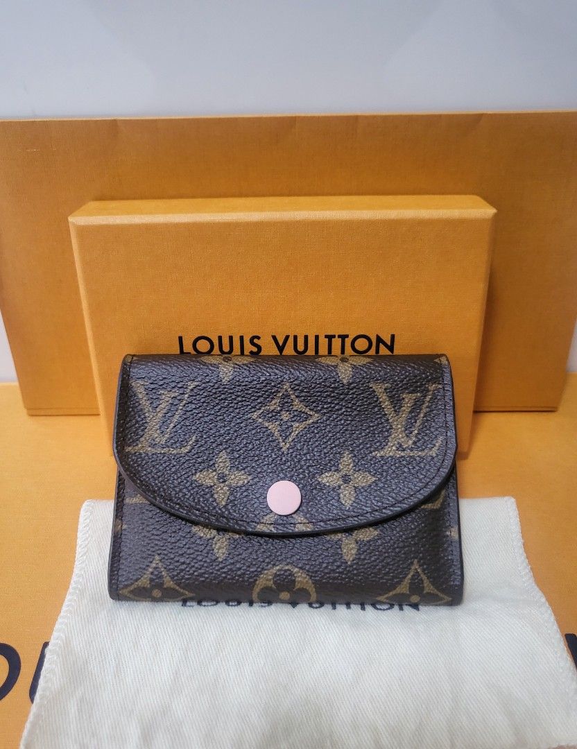 NEW LOUIS VUITTON LV x YK Victorine Wallet Noir Fuchsia Coin Wallet Polka  Dots