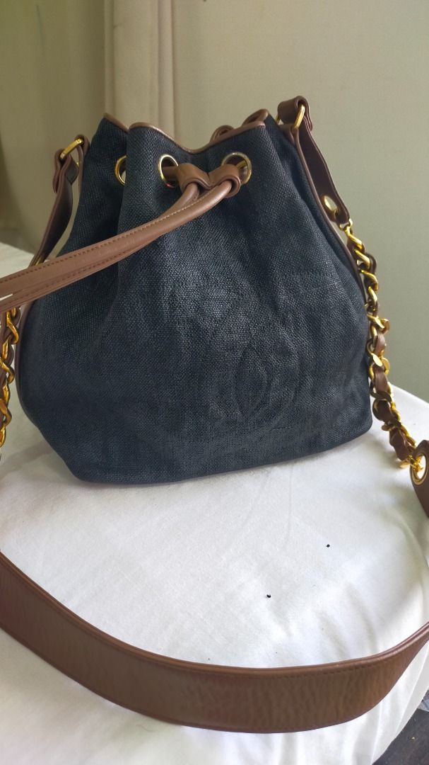 Chanel suede bucket bag Clearance