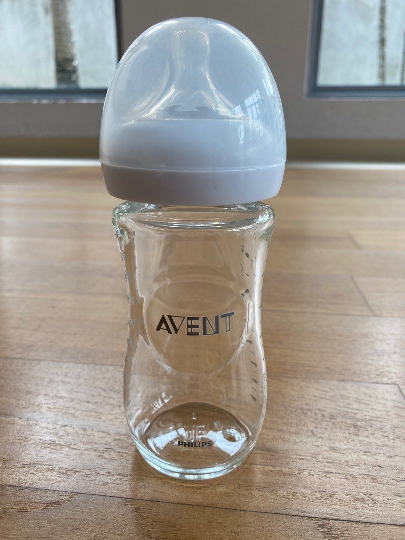 Avent glass clearance milk bottle
