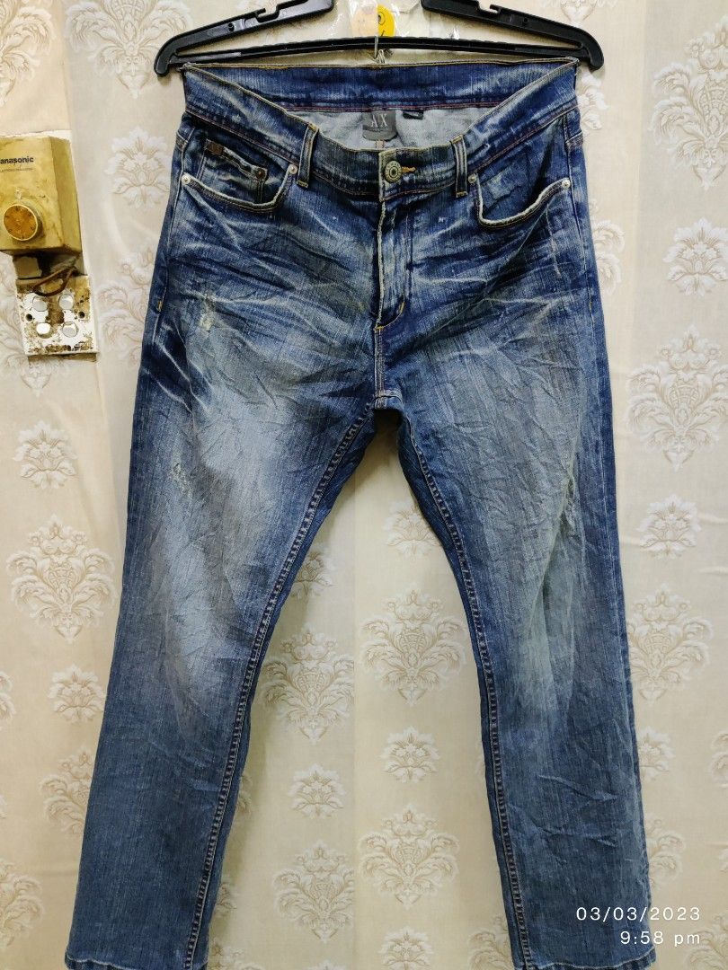 AX ARMANI EXCHANGE JEANS MADE IN USA Men s Fashion Bottoms