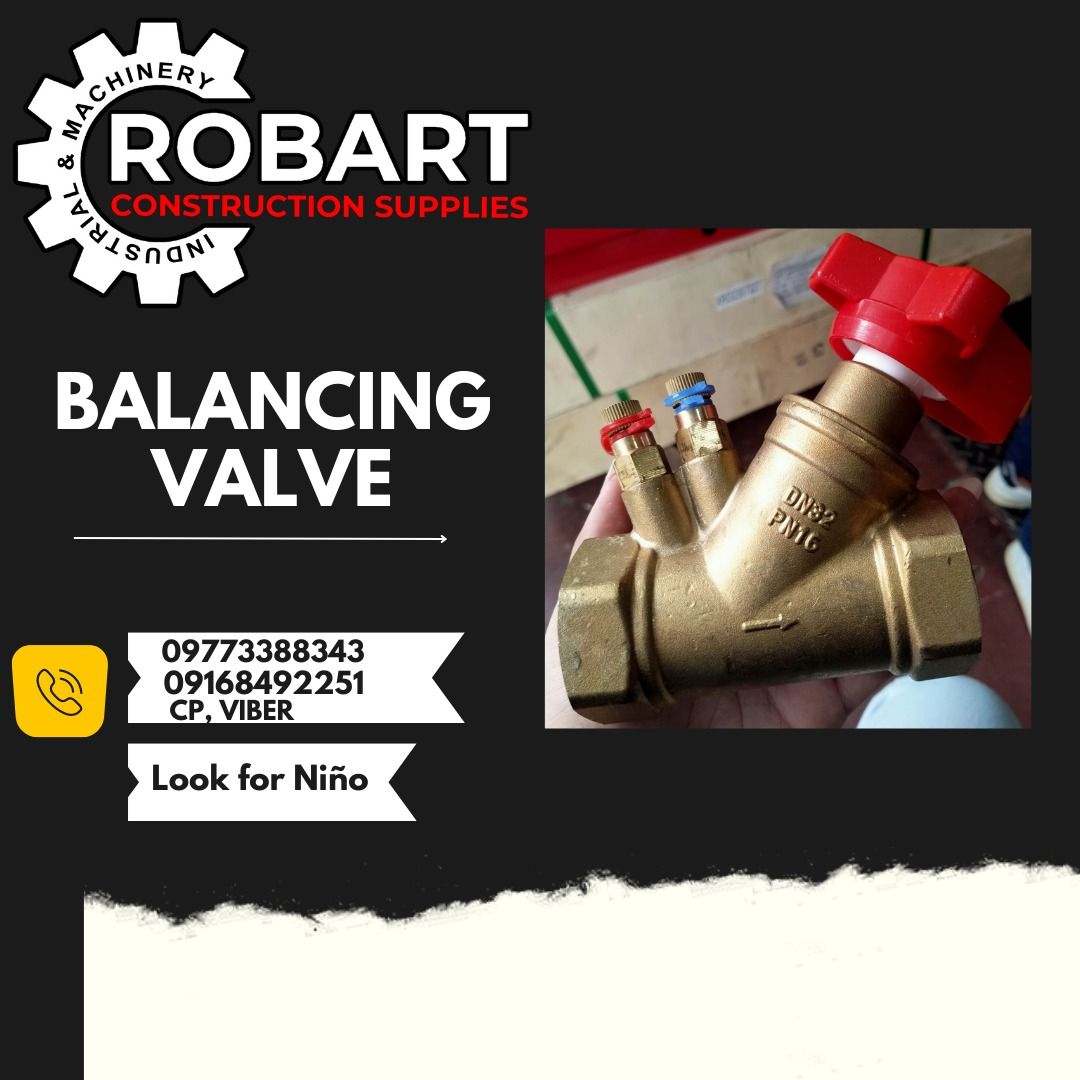 BALANCING VALVE, Commercial & Industrial, Construction Tools