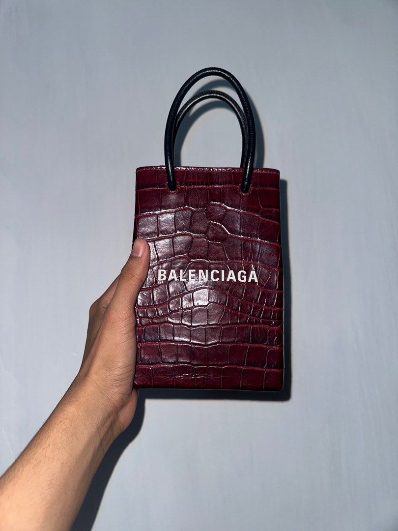 Tas Shopping Phone Holder Bag Balenciaga Balenciaga Phone Holder