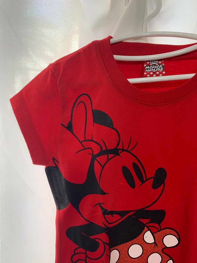 Barbie polo and minnie mouse shirt on Carousell
