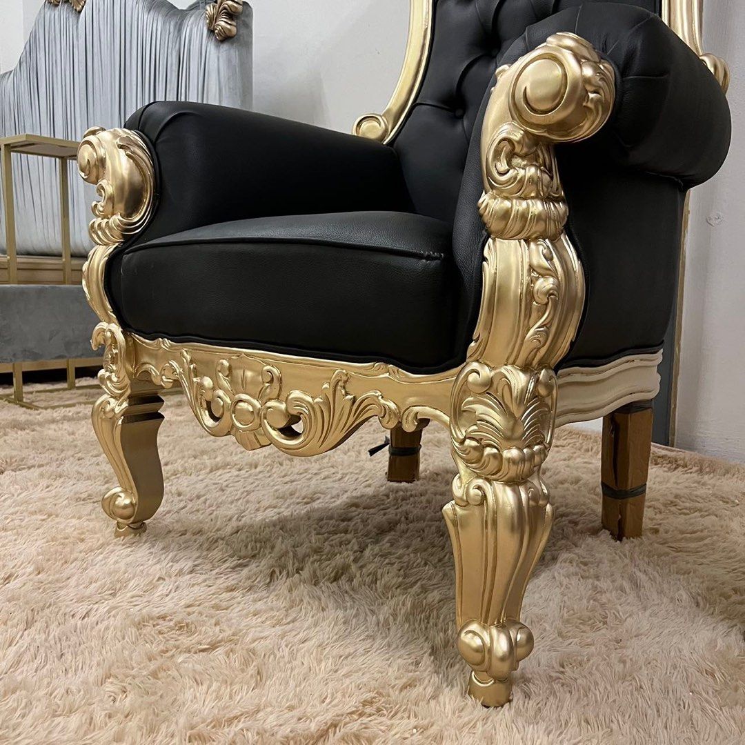 Baroque Throne Chair SALE Furniture Home Living Furniture Chairs on Carousell
