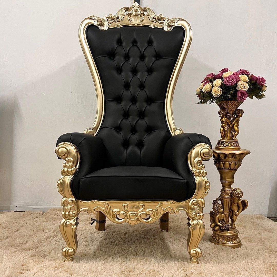 Baroque outlet throne chair