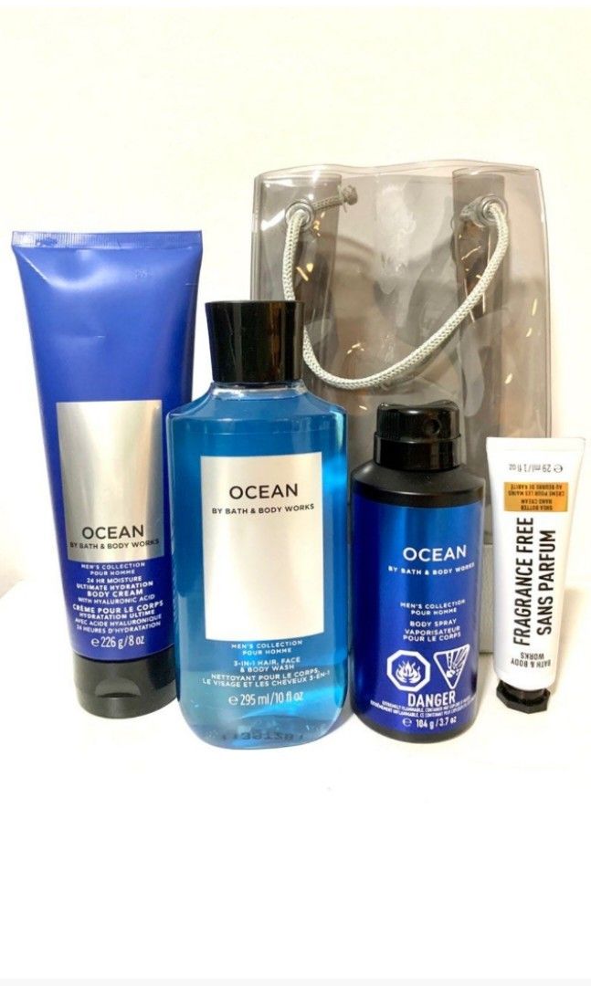Bath & Body Works Ocean Set, Beauty & Personal Care, Bath & Body, Body