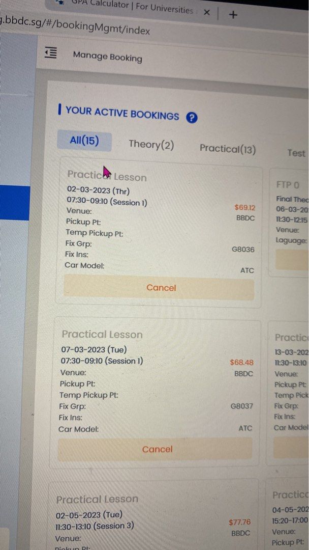 BBDC CLASS 3A PRACTICAL BOOKING, Car Accessories, Accessories on Carousell