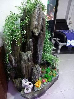 Beautiful waterfall decor