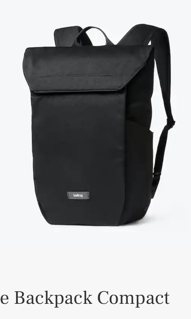 Bellroy Melbourne Backpack Compact, Women's Fashion, Bags & Wallets