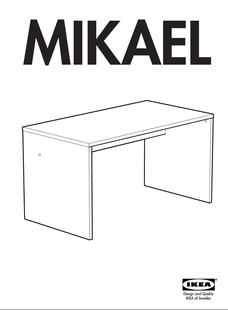 Ikea mikael discount desk dimensions