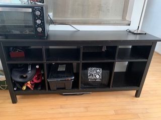 Black Shelving Unit