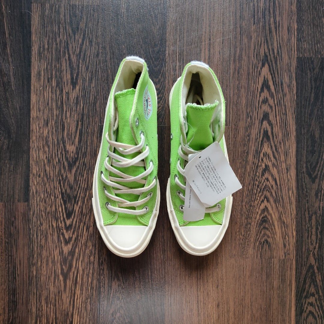 Comme des sales garcons green converse