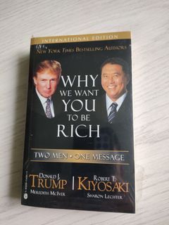 Brand New Shrink Wrapped and Sealed "Why we want you to be rich" Trump and Kiyosaki