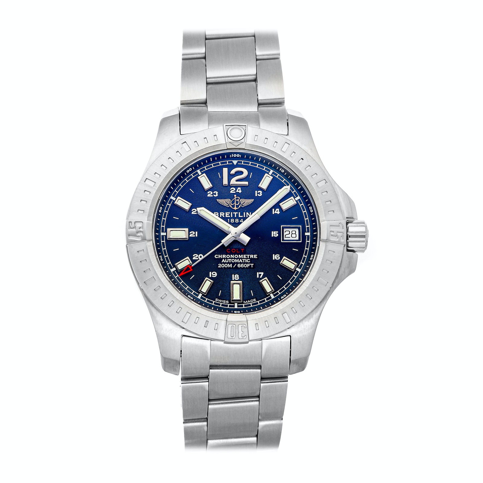 Breitling colt 41 deals lug to lug