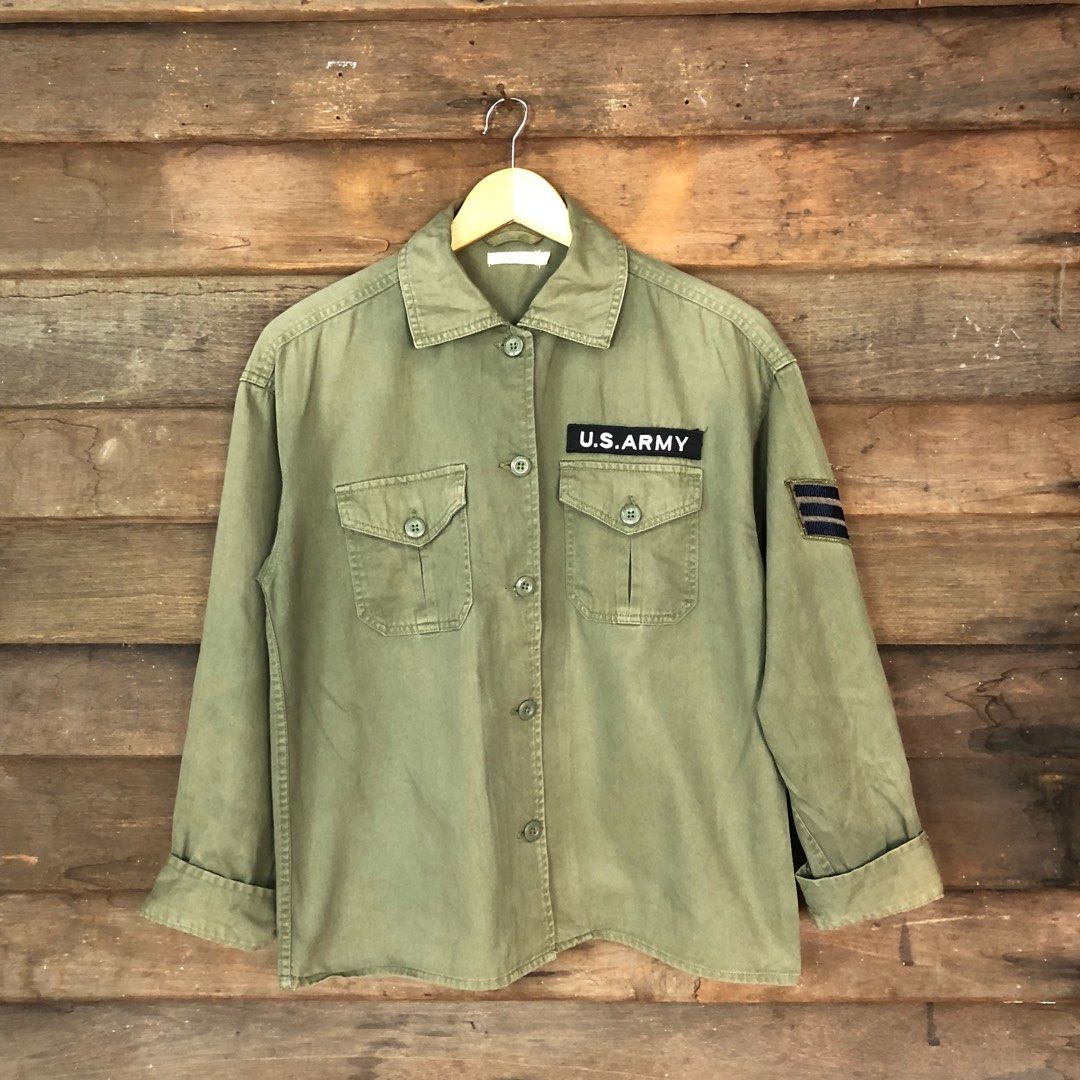 Army green light discount jacket
