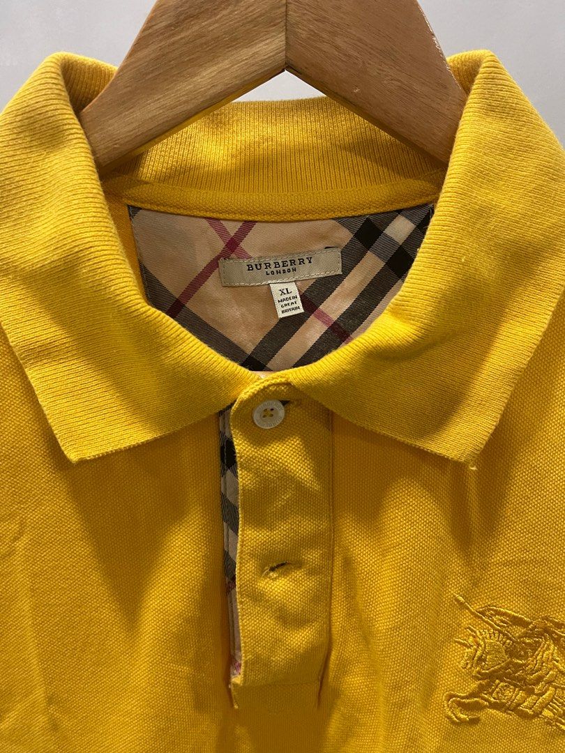 Burberry 2025 shirt yellow