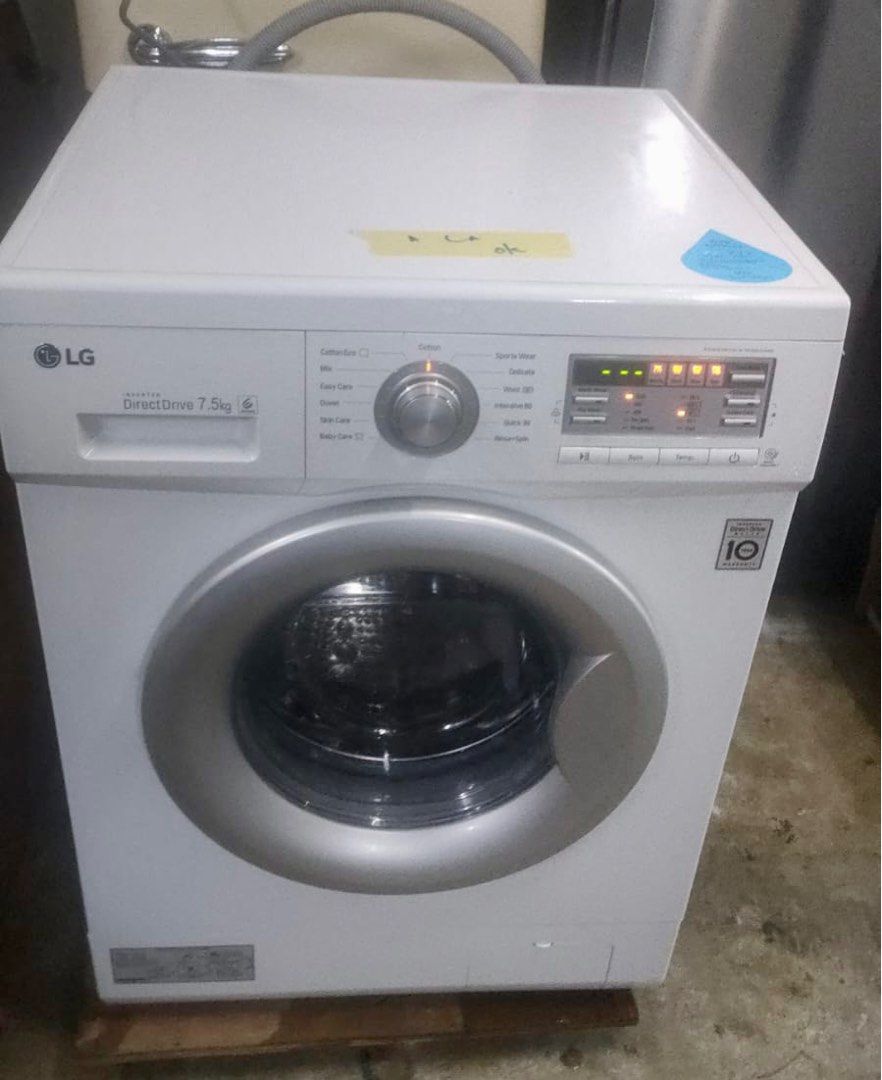 BUY NOW! LG 7.5kg Front Load Washer, TV & Home Appliances, Washing