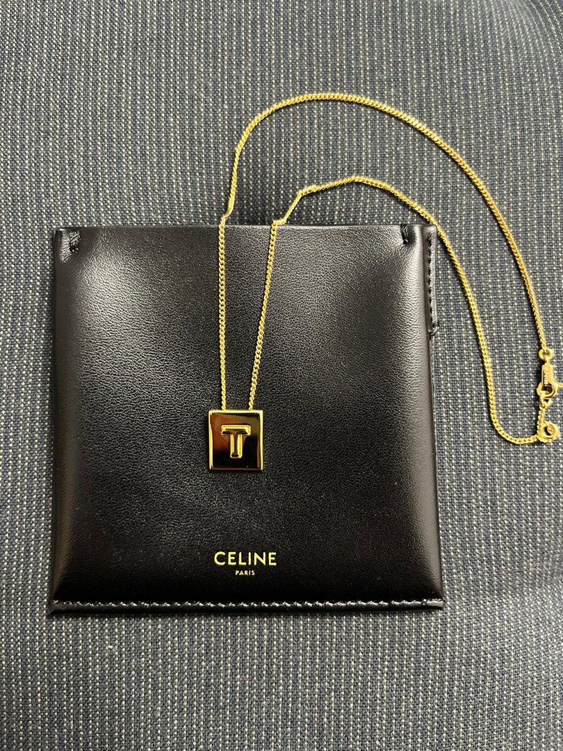 Celine alphabet new arrivals necklace selfridges