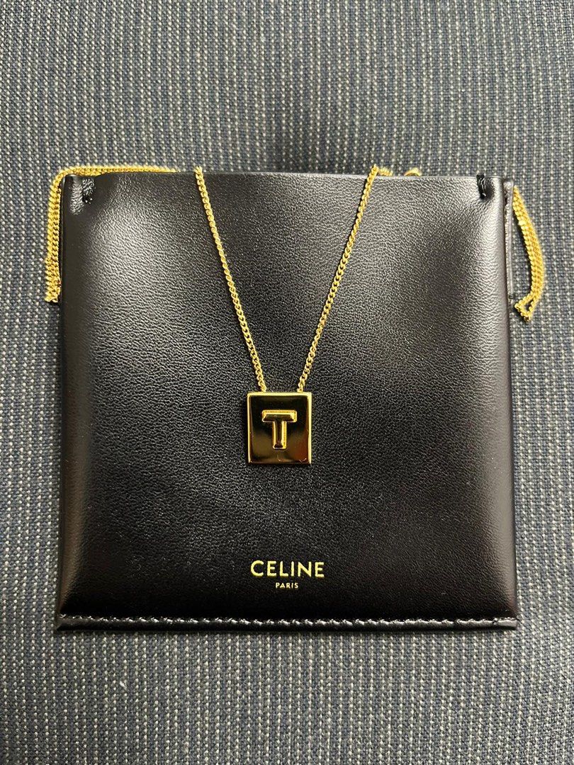 Alphabet celine 2025 necklace