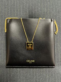 Celine alphabet necklace t hotsell