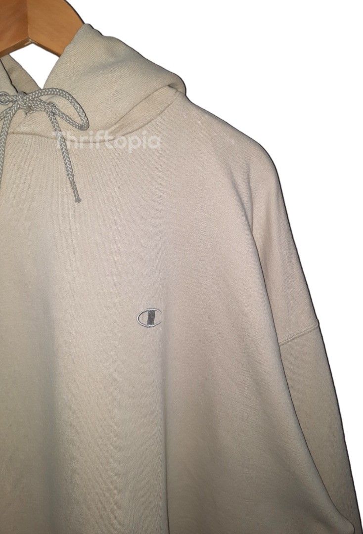 CHAMPION HOODIE P31 L28.5 NUDE BROWN Men s Fashion Tops Sets