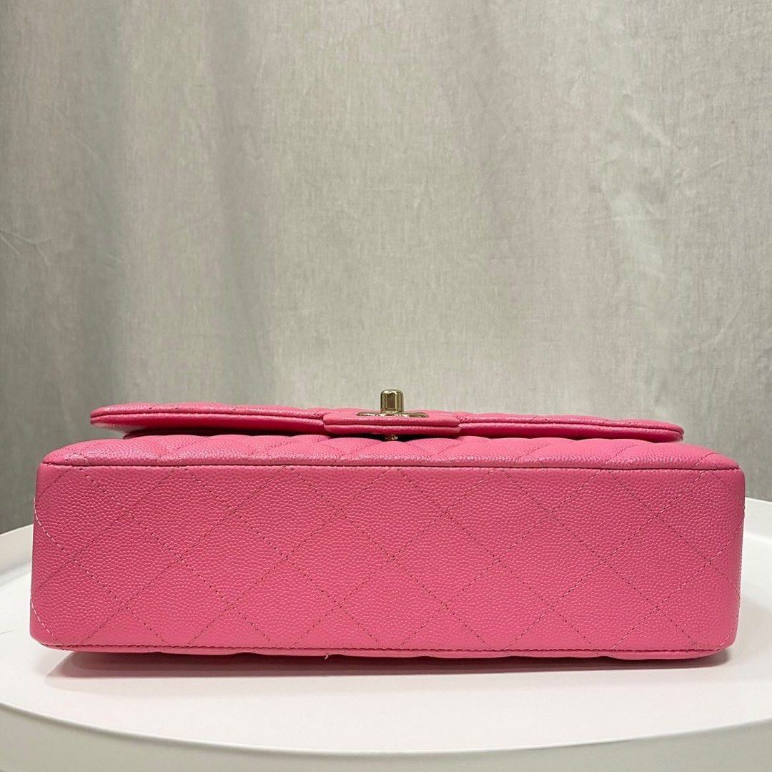 Chanel Barbie Pink Caviar Medium Classic Flap, Luxury, Bags & Wallets on  Carousell