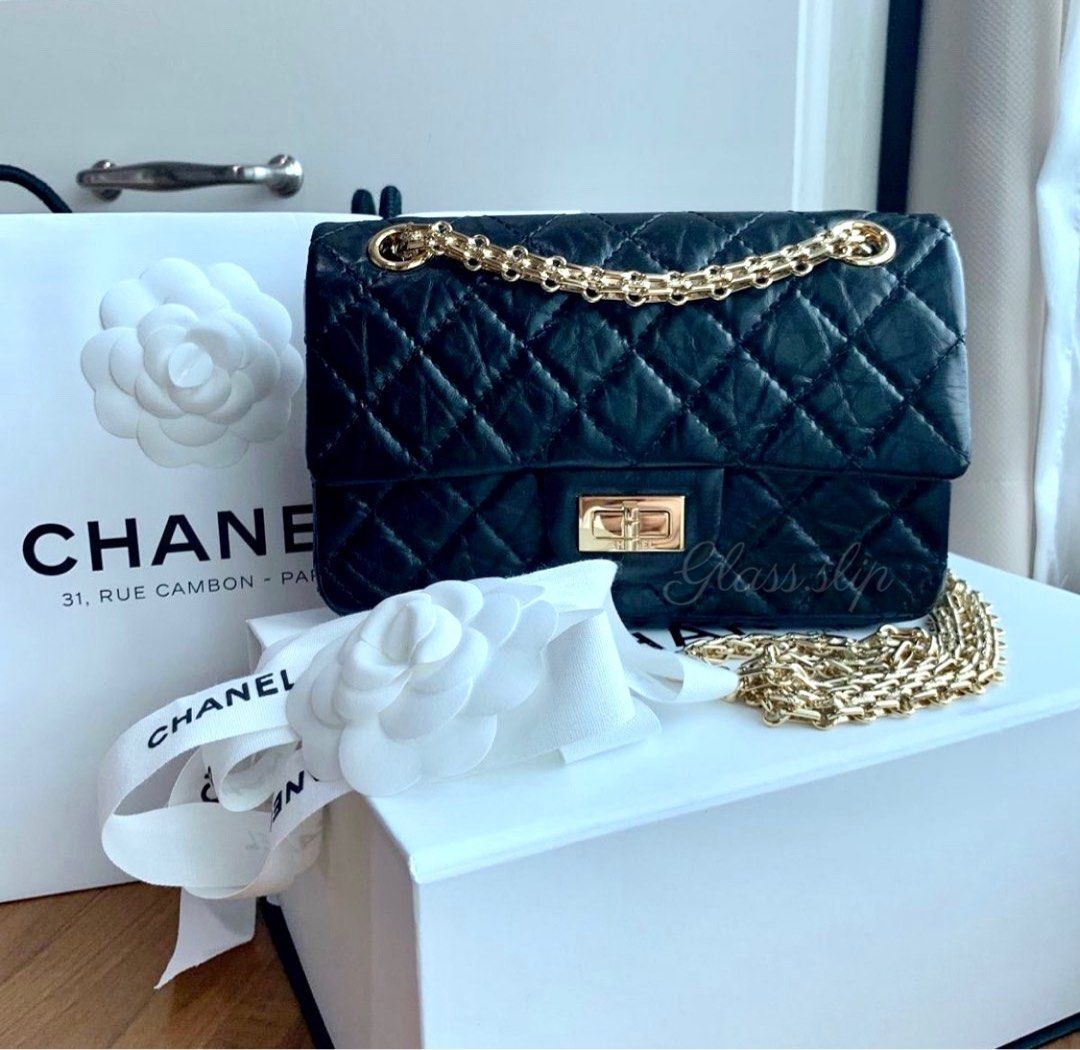 Chanel 22S mini bucket bag in black Caviar in LGHW, Luxury, Bags & Wallets  on Carousell