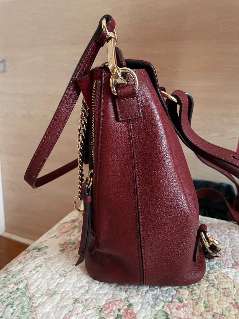 Chloe faye backpack red clearance