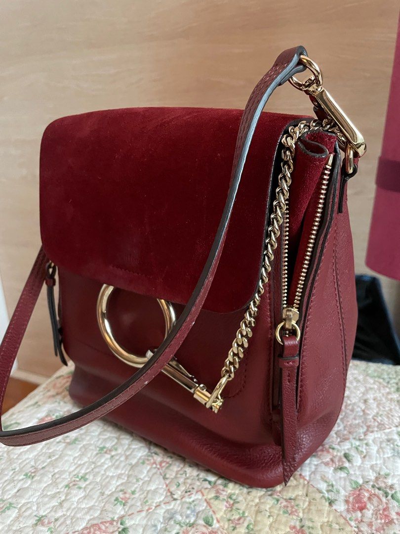 Chloe faye on sale backpack red