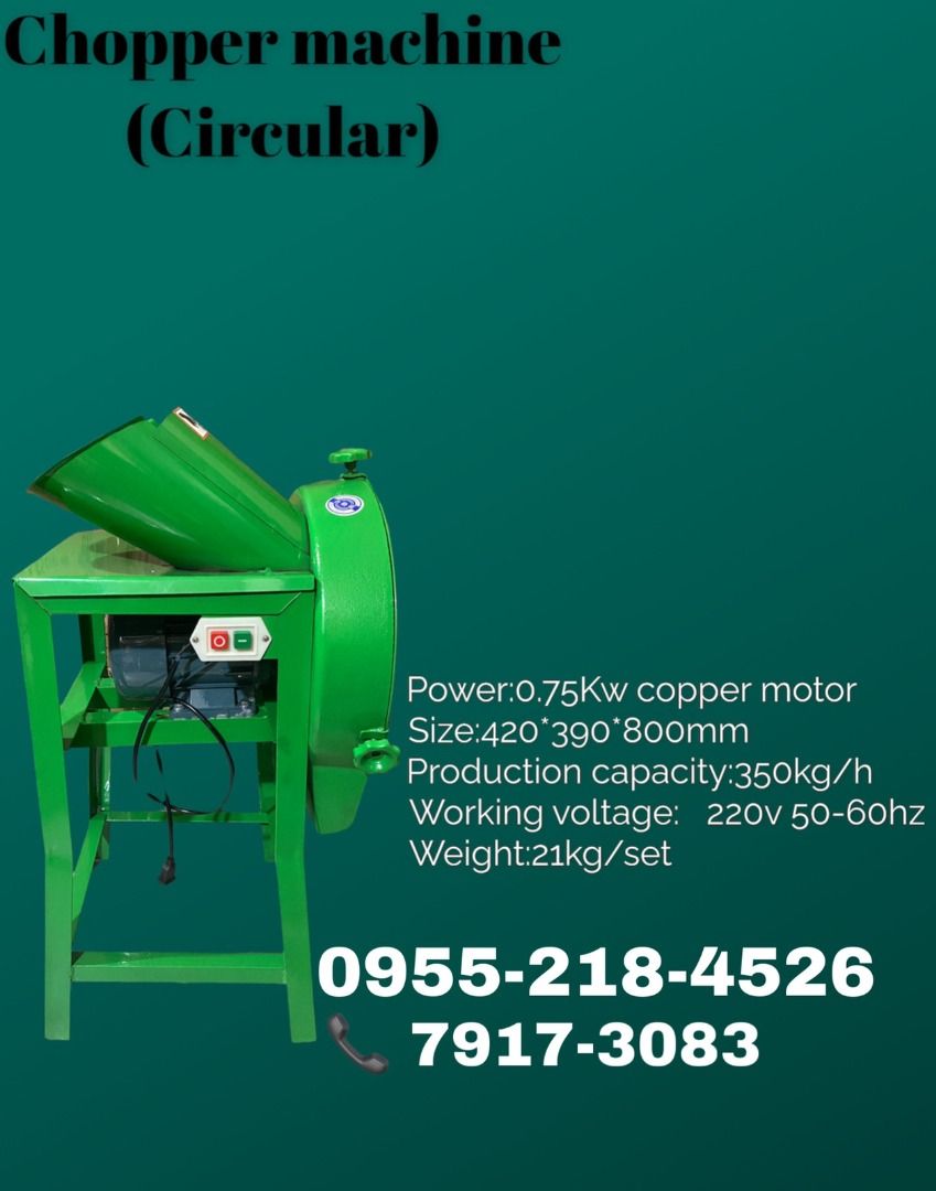 Chopper Machine (Circular) Forage Chopper shredder machine on Carousell