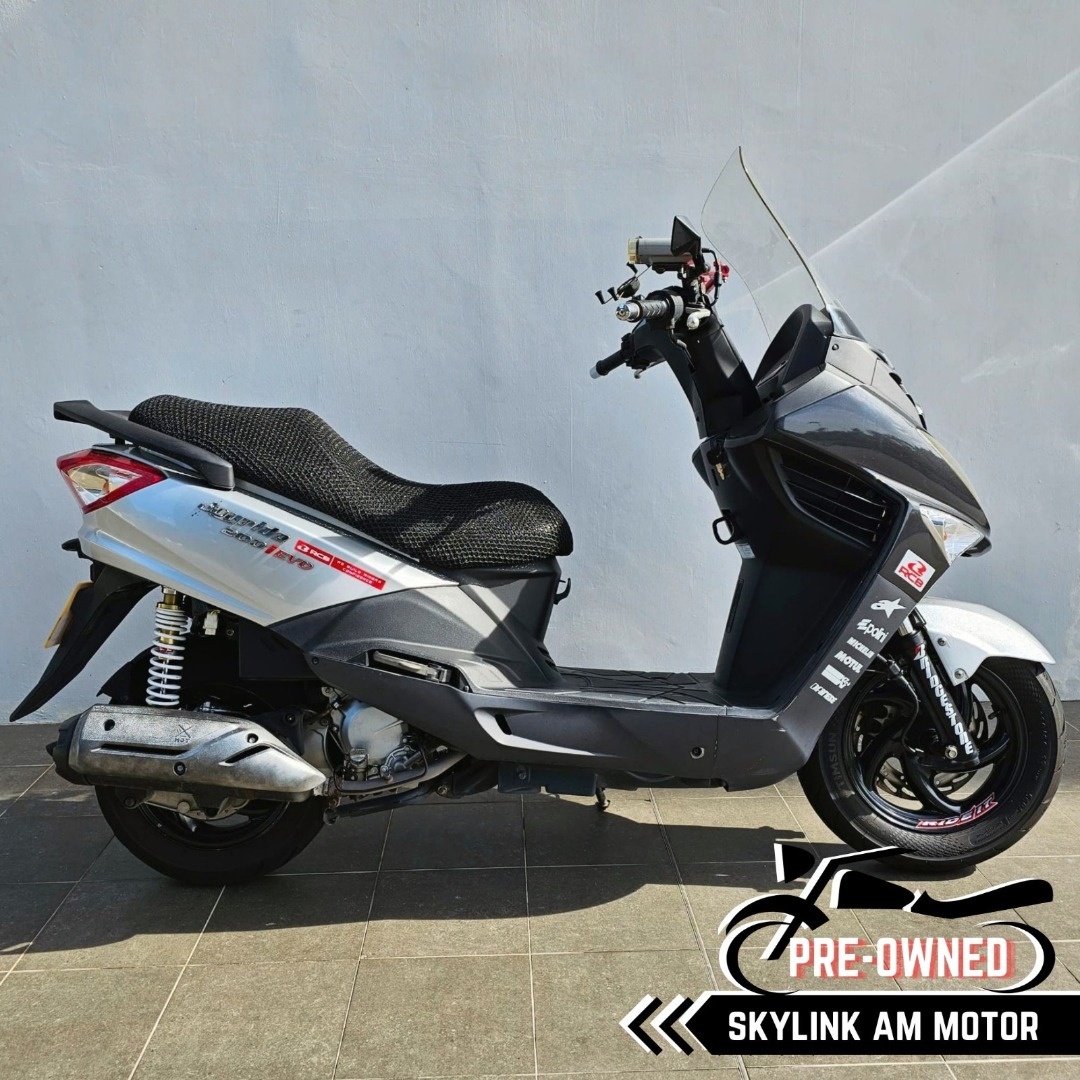 Class 2B Scooter SYM JOYRIDE 200I EVO CT, Motorcycles, Motorcycles for