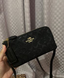 Coach Double Zip wallet/ sling bag