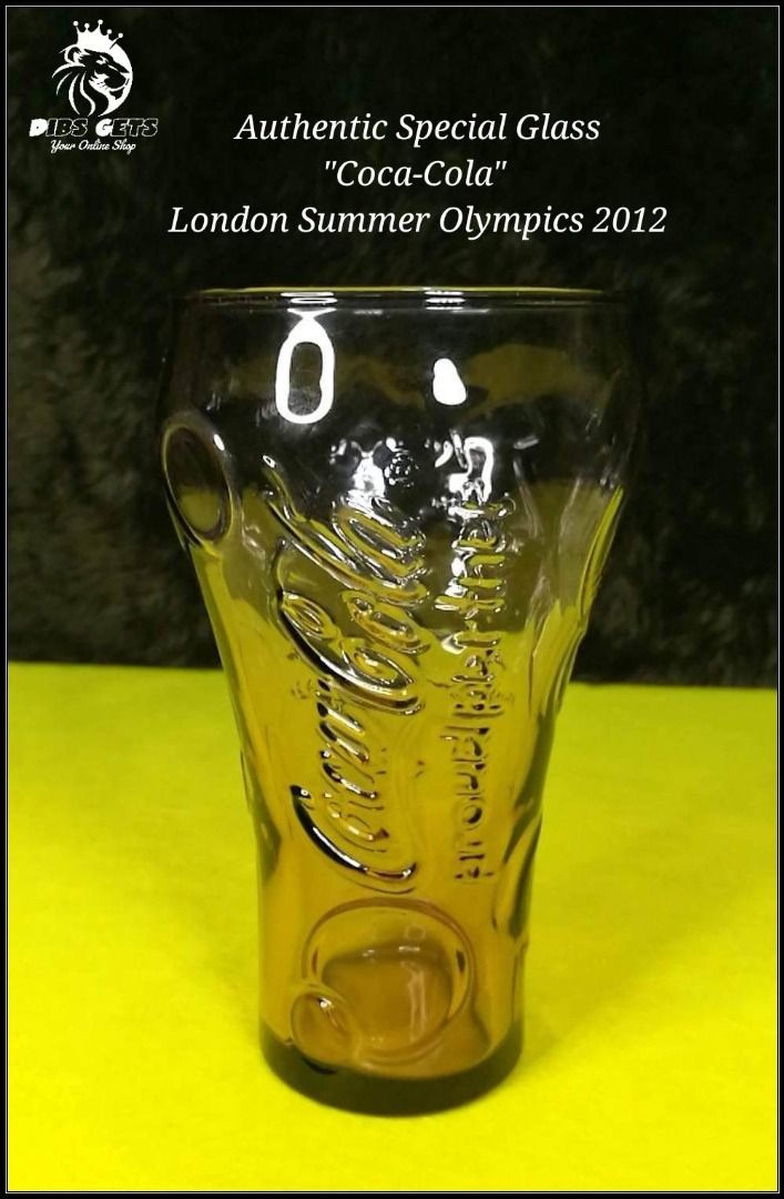 Coke CocaCola Authentic Special Glass, London Summer Olympics 2012 on Carousell