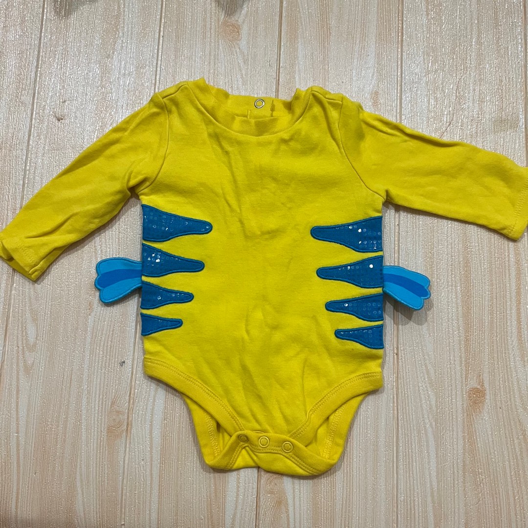 Costume onesie flounder fish 3 6mos Babies Kids Babies Kids