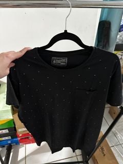 Cotton on pocket black tee