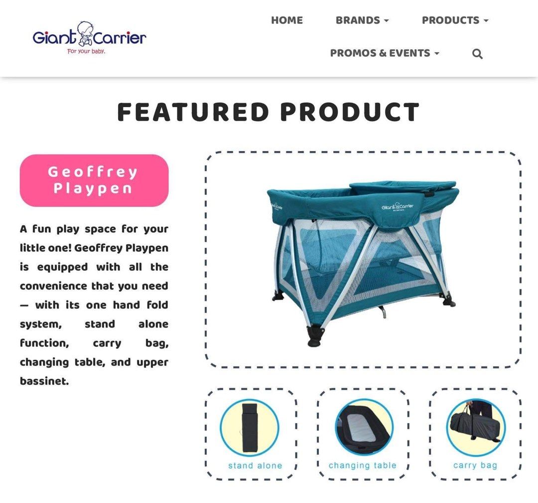 Crib / playpen on Carousell