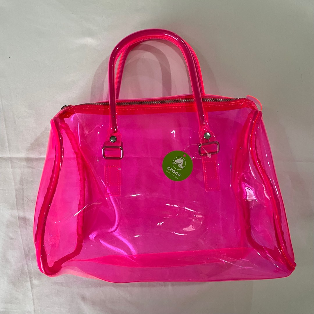 Neon pink transparent bag 2025