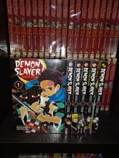 Preloved Manga Set - Demon Slayer Volumes 1 to 6