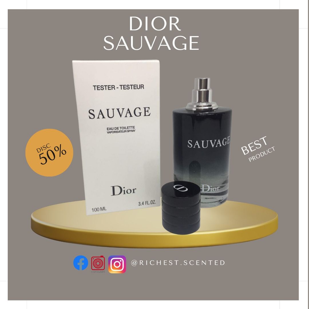 Sauvage dior tester deals 45 ml